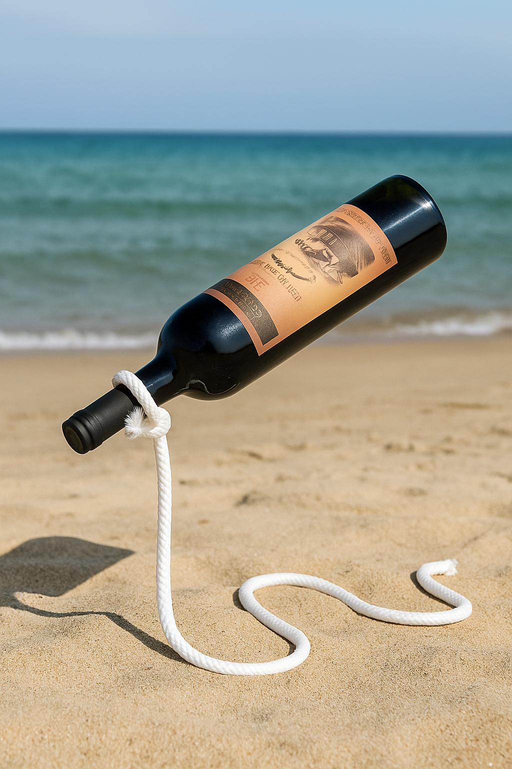 Unique artistic wine holder