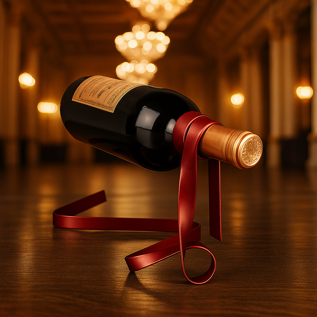Unique artistic wine holder