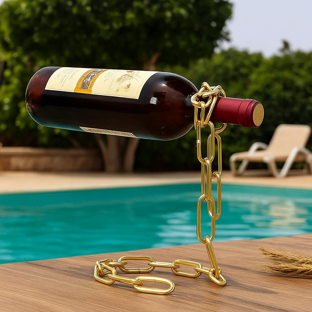 Unique artistic wine holder