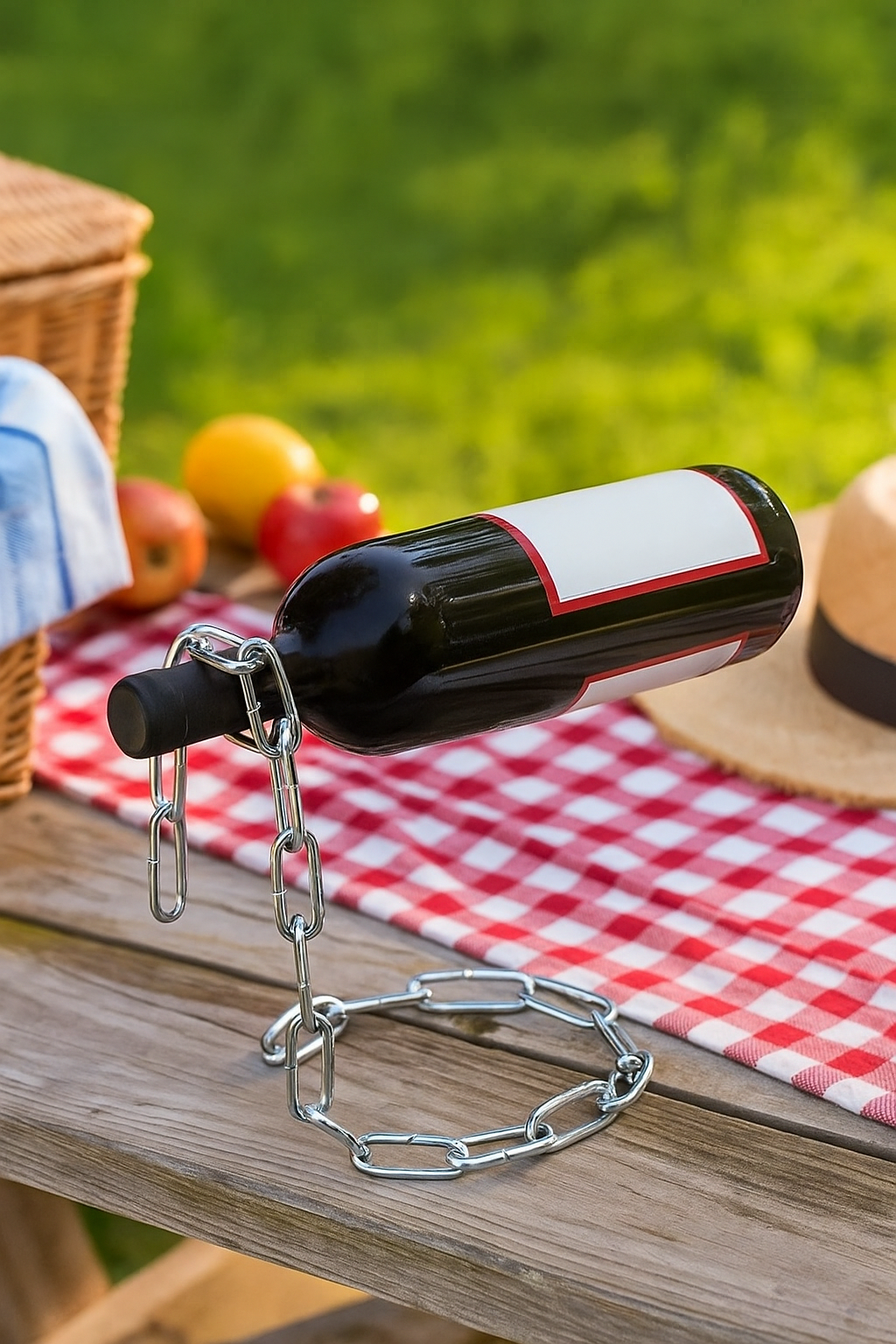 Unique artistic wine holder